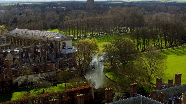 Wren Library, Trinity College, as viewed from St John's Tower
