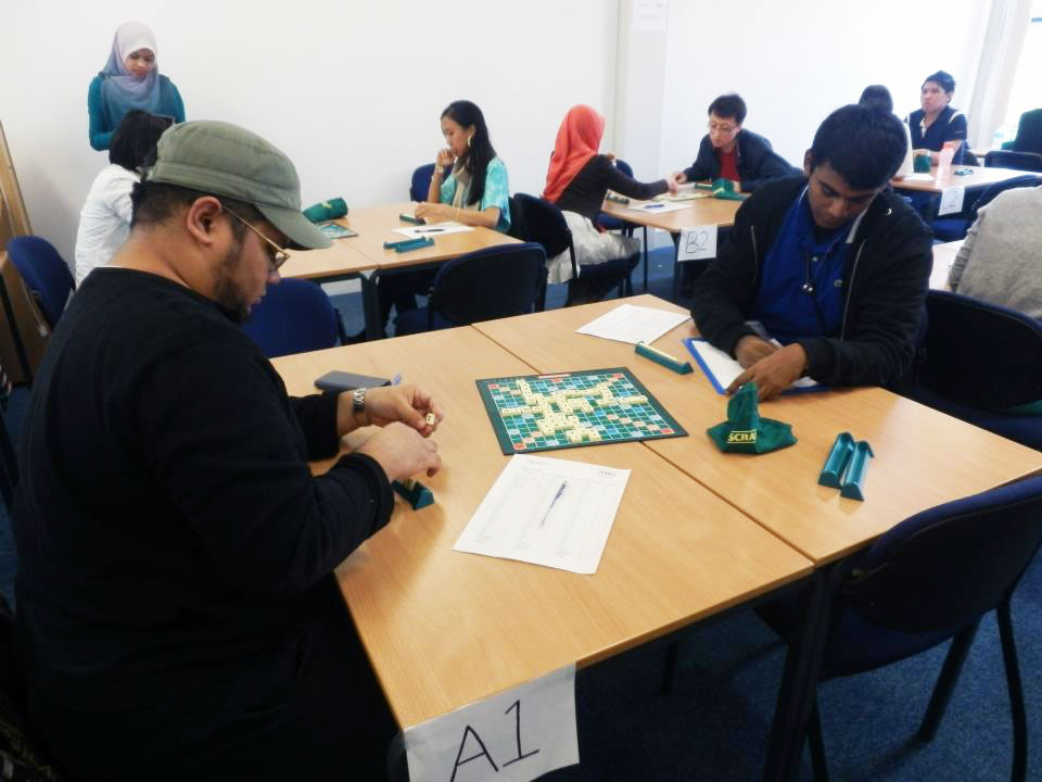 Ramaraj competing in Scrabble 2012